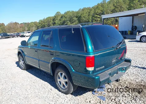 1998 Oldsmobile Bravada из США, поврежденный, VIN 1GHDT13W4W2728877